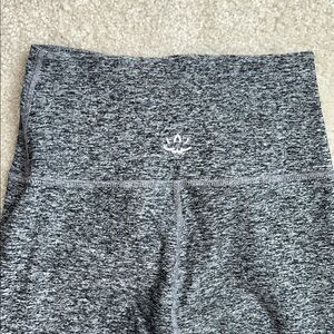 Beyond Yoga Black Heather Spacedye High-Waisted Leggings